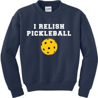 I Relish Pickleball Kids Sweatshirt