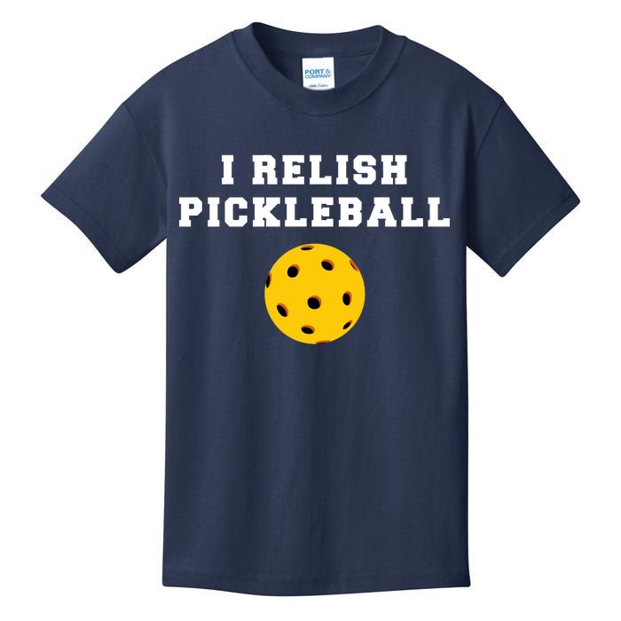 I Relish Pickleball Kids T-Shirt