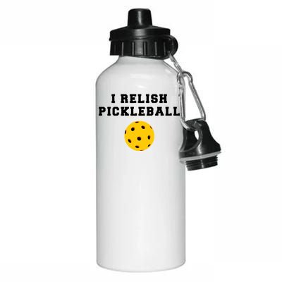 I Relish Pickleball Aluminum Water Bottle