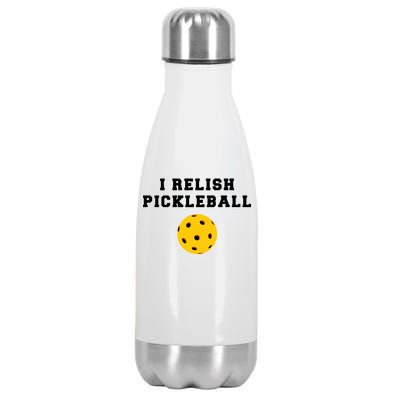 I Relish Pickleball Stainless Steel Insulated Water Bottle