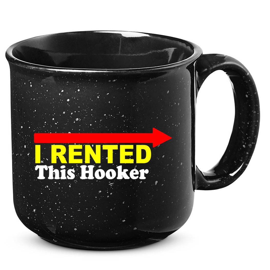 I Rented This Hooker 15oz Campfire Ceramic Mug