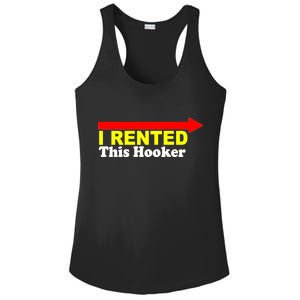 I Rented This Hooker Ladies PosiCharge Competitor Racerback Tank