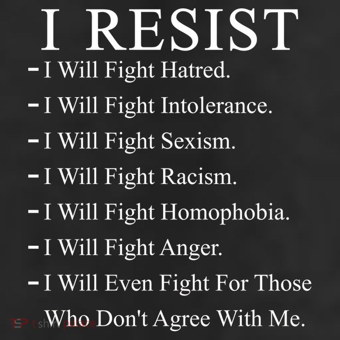 I Resist. I Will Fight. The Resistance Anti Trump Beanie