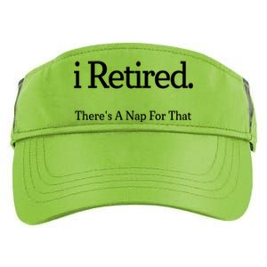 I Retired There's A Nap For That Adult Drive Performance Visor