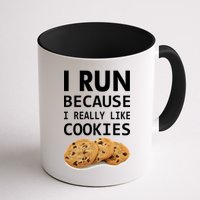I Run Because I Really Like Cookies Mug
