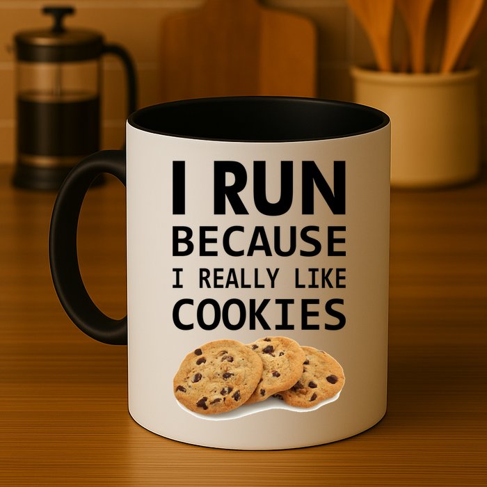 I Run Because I Really Like Cookies Mug