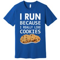 I Run Because I Really Like Cookies Premium T-Shirt