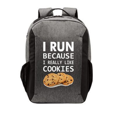 I Run Because I Really Like Cookies Vector Backpack
