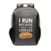 I Run Because I Really Like Cookies Vector Backpack