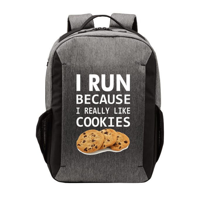 I Run Because I Really Like Cookies Vector Backpack