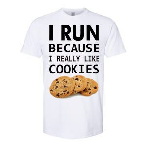 I Run Because I Really Like Cookies Softstyle CVC T-Shirt