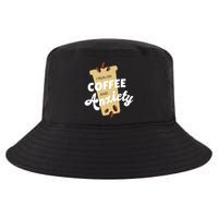 I Run On Coffee And Anxiety Cool Comfort Performance Bucket Hat