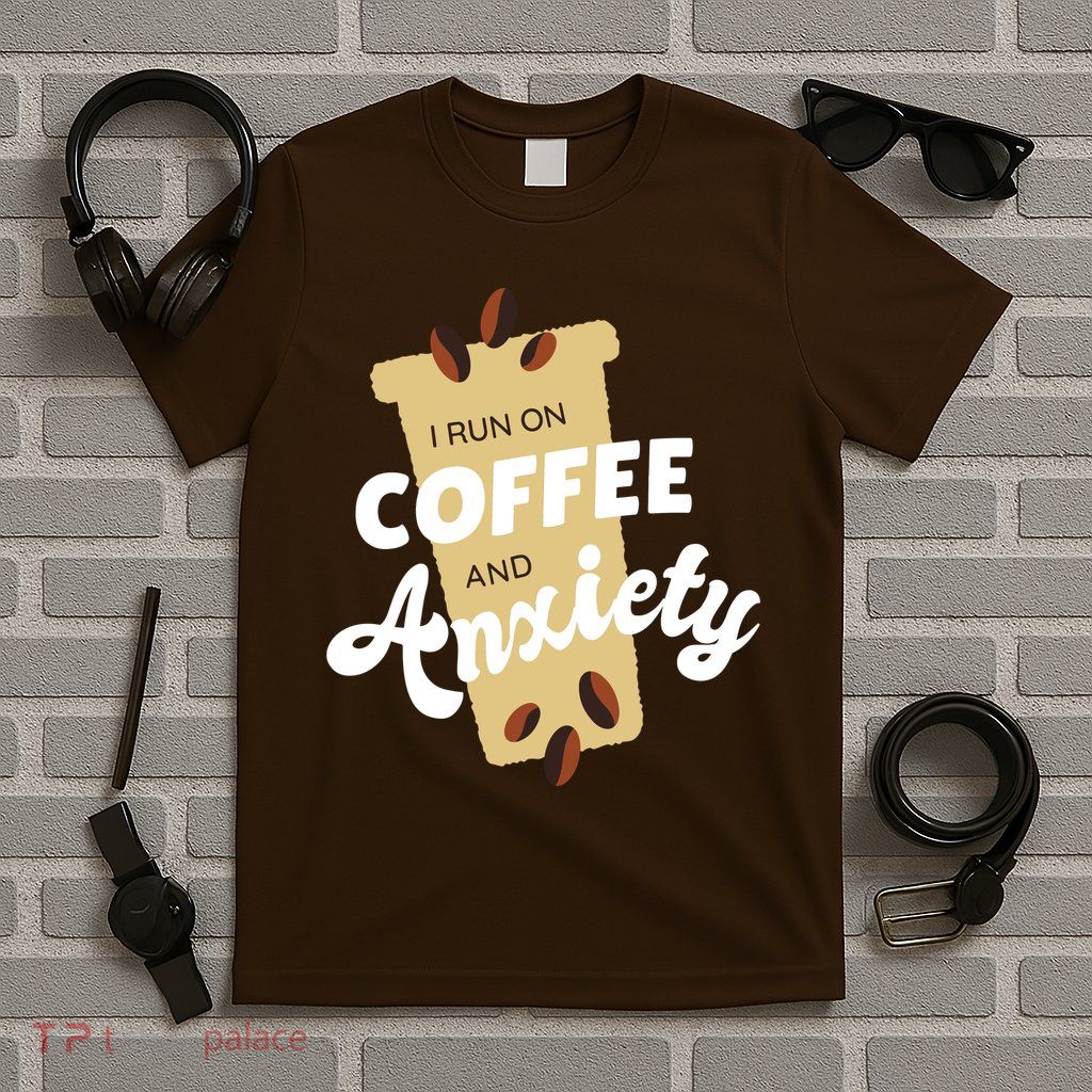I Run On Coffee And Anxiety T-Shirt