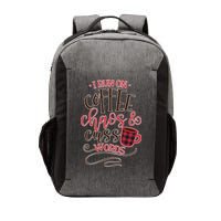 I Run On Coffee Chaos And Cuss Words Vector Backpack