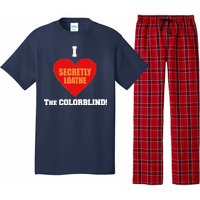 I Secretly Loathe Colorblind Pajama Set