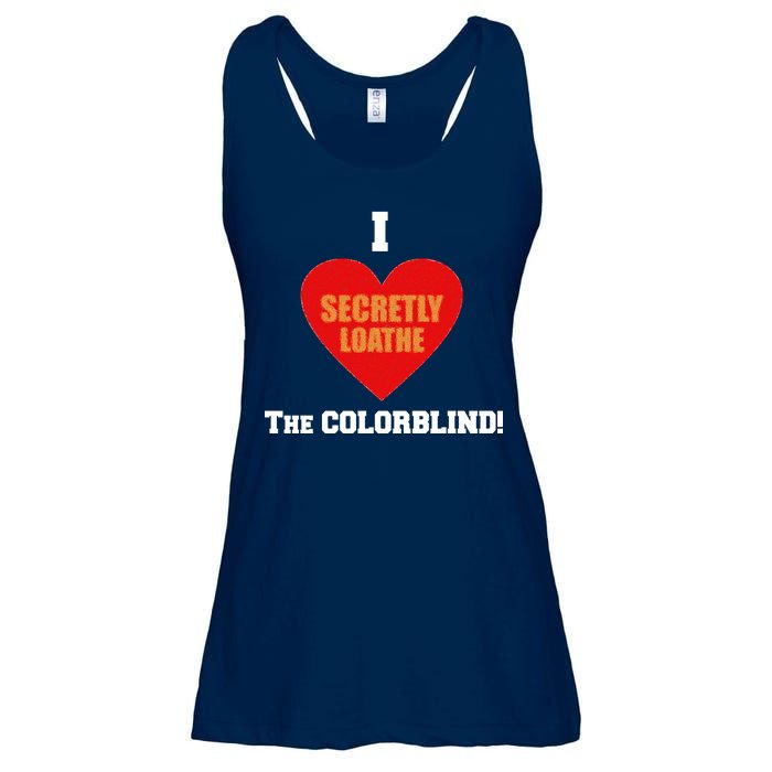 I Secretly Loathe Colorblind Ladies Essential Flowy Tank