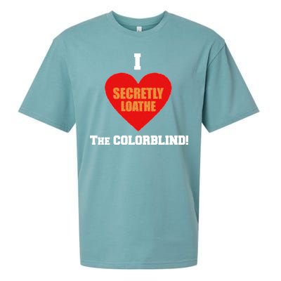 I Secretly Loathe Colorblind Sueded Cloud Jersey T-Shirt