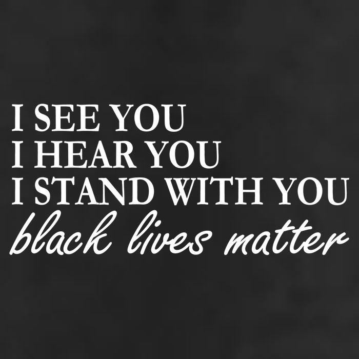 I See Hear Stand With You Black Lives Matter 25L Jumbo Tote
