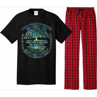 I See Trees Of Green Red Roses Too Hippie Pajama Set