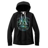 I See Trees Of Green Red Roses Too Hippie Women's Fleece Hoodie