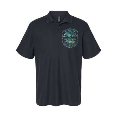 I See Trees Of Green Red Roses Too Hippie Softstyle Adult Sport Polo