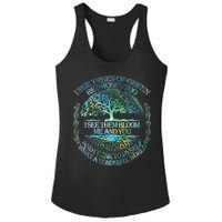 I See Trees Of Green Red Roses Too Hippie Ladies PosiCharge Competitor Racerback Tank