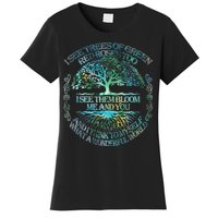 I See Trees Of Green Red Roses Too Hippie Women's T-Shirt