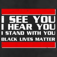I See You Hear You Stand With You Black Lives Matter Adult Drive Performance Visor