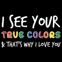 I See Your True Colors Crop Top