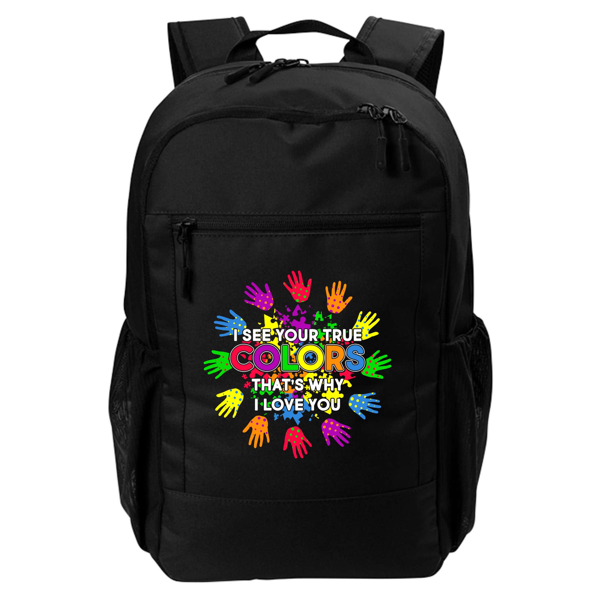I See Your True Colors Autism Backpack