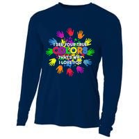 I See Your True Colors Autism Cooling Performance Long Sleeve Crew