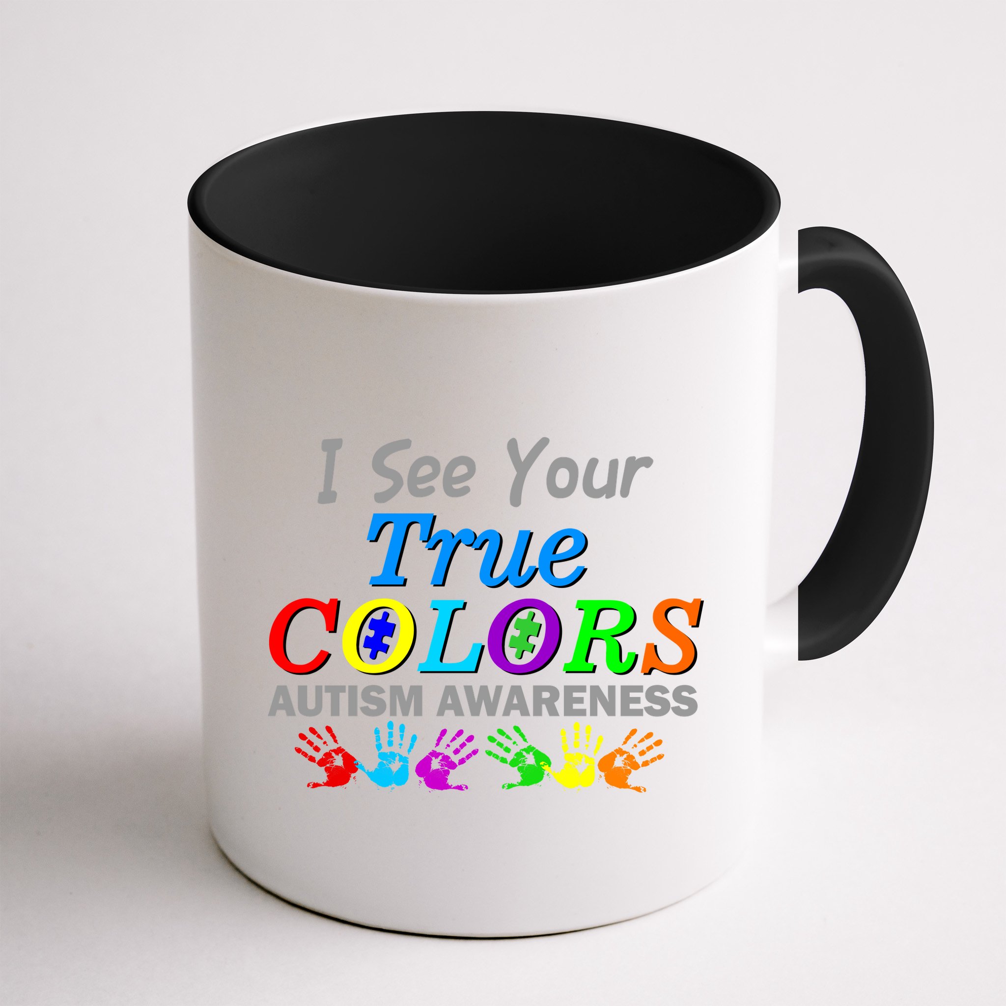 I See Your True Colors Autism Awareness Mug