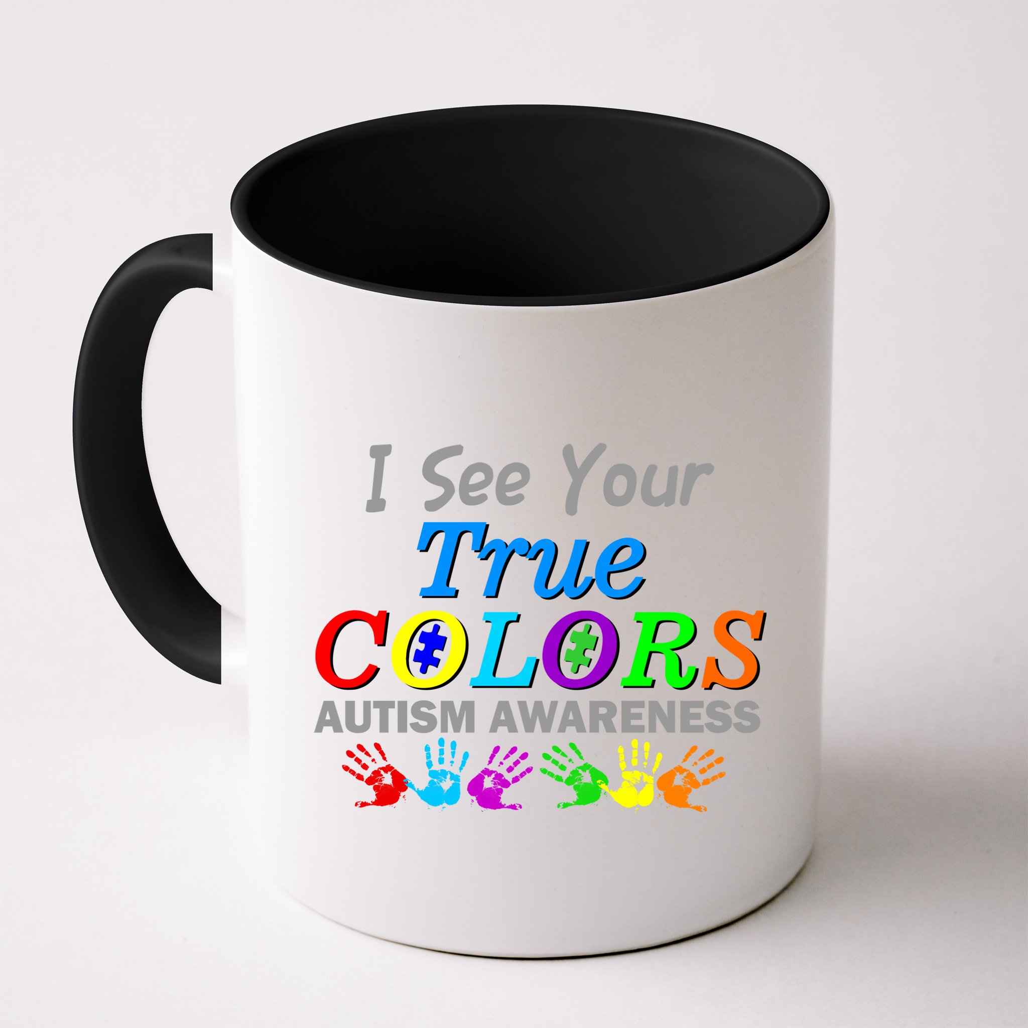 I See Your True Colors Autism Awareness Mug