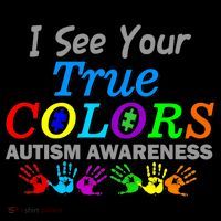 I See Your True Colors Autism Awareness 16 in Basic Backpack