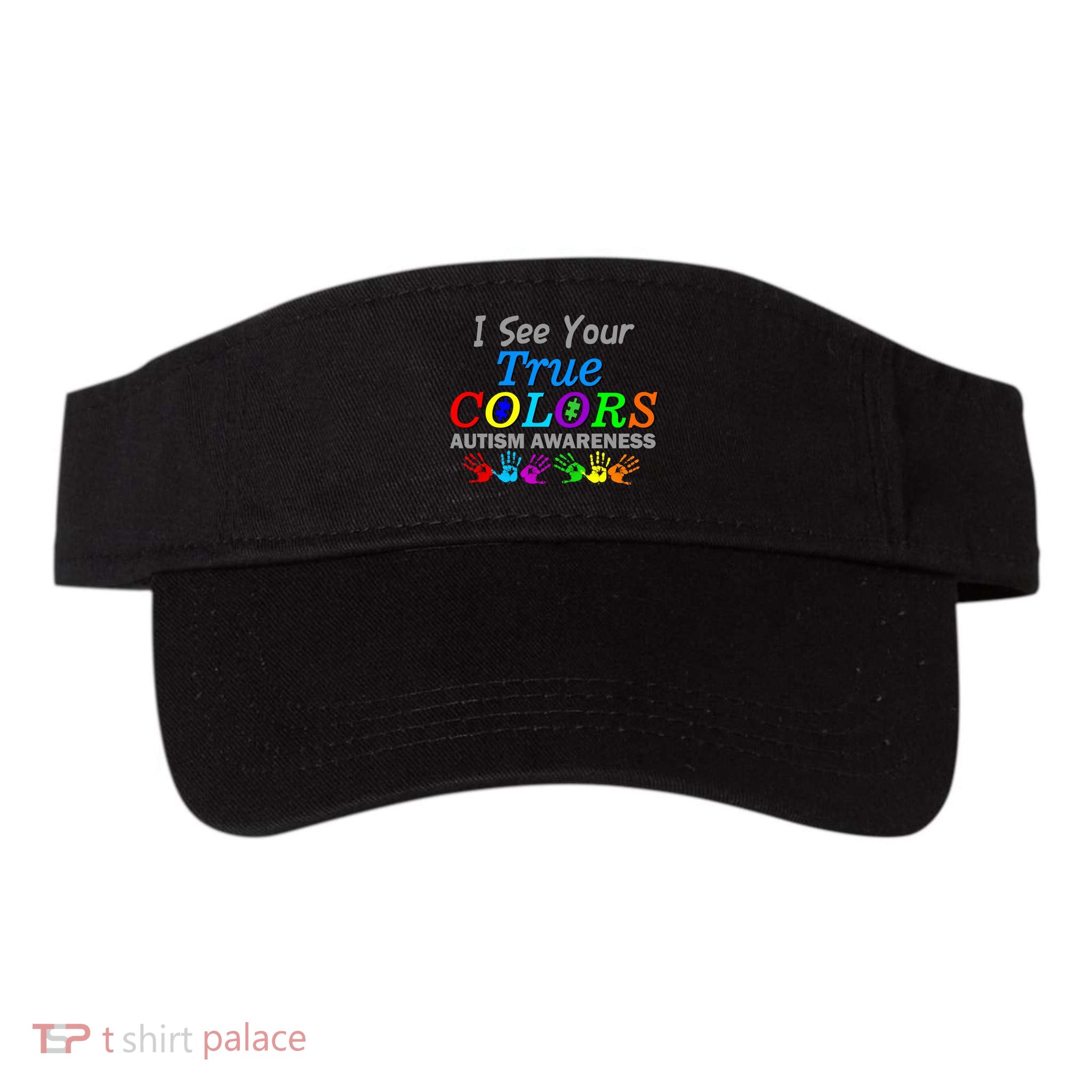 I See Your True Colors Autism Awareness Visor