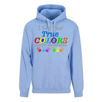 I See Your True Colors Autism Awareness Unisex Surf Hoodie