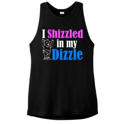 I Shizzled In My Dizzle Ladies PosiCharge Tri-Blend Wicking Tank