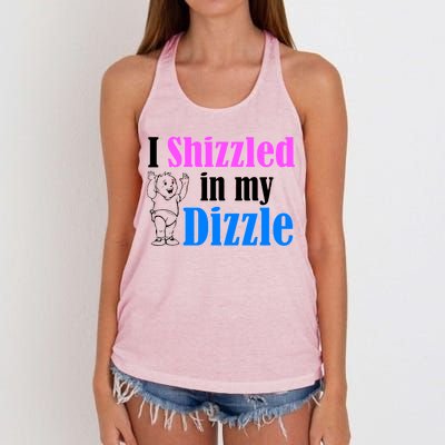 I Shizzled In My Dizzle Women's Knotted Racerback Tank