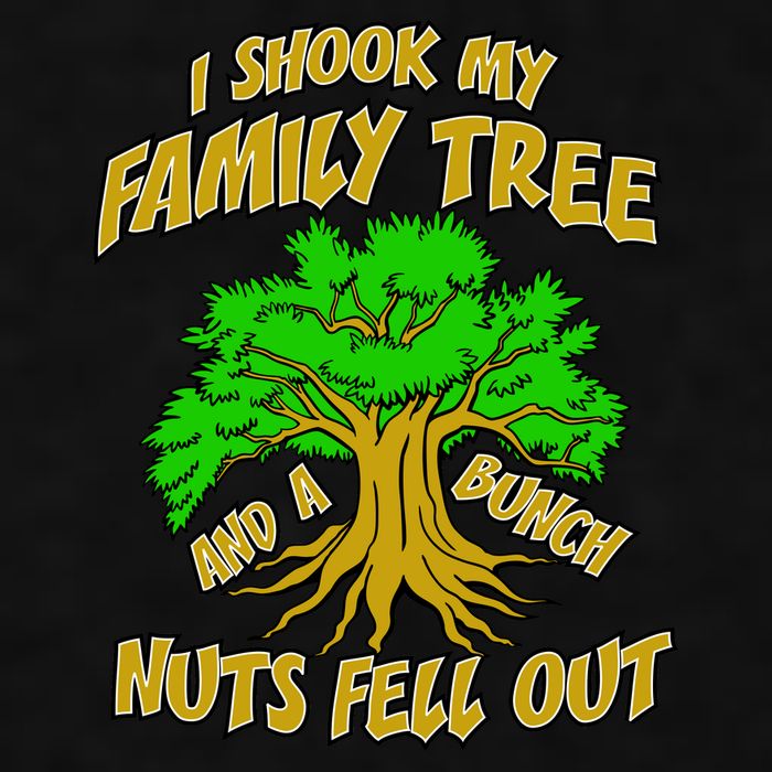 I Shook My Family Tree A Bunch of Nuts Fell Out Ladies PosiCharge Tri-Blend Wicking Tank