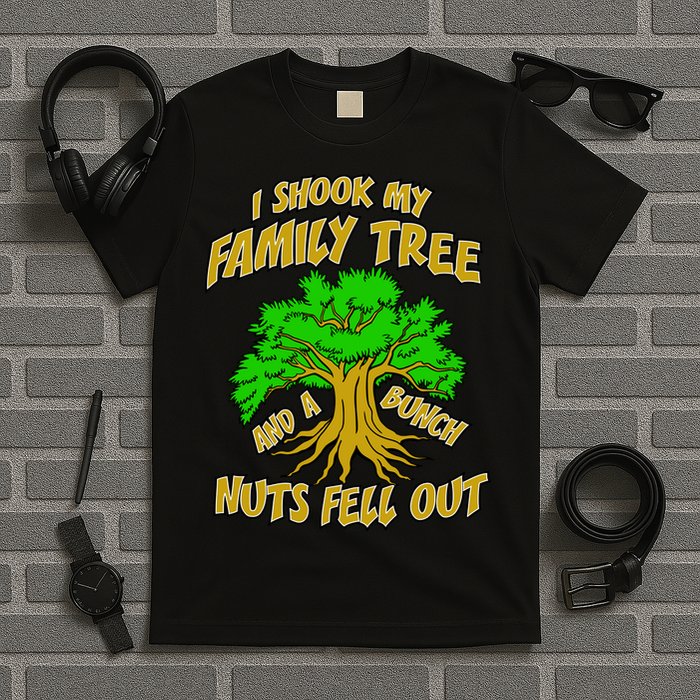 I Shook My Family Tree A Bunch of Nuts Fell Out T-Shirt