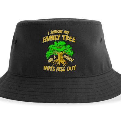 I Shook My Family Tree A Bunch of Nuts Fell Out Sustainable Bucket Hat
