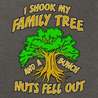 I Shook My Family Tree A Bunch of Nuts Fell Out Cotton Canvas Backpack