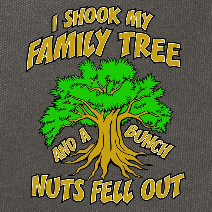 I Shook My Family Tree A Bunch of Nuts Fell Out Cotton Canvas Backpack