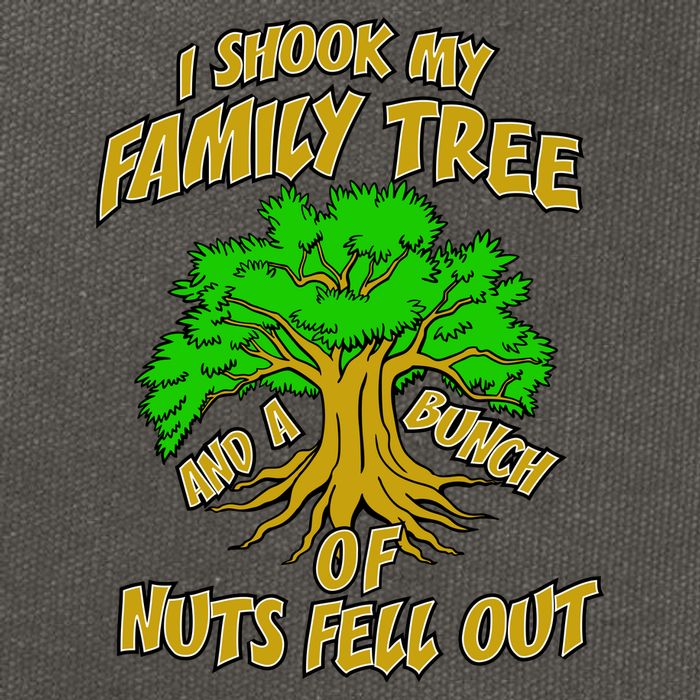 I Shook My Family Tree and a Bunch of Nuts Fell Out Cotton Canvas Backpack