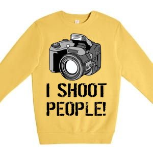 I Shoot People (Camera) Premium Crewneck Sweatshirt