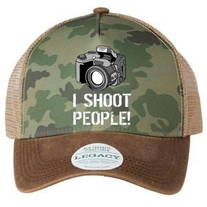 I Shoot People (Camera) Legacy Tie Dye Trucker Hat