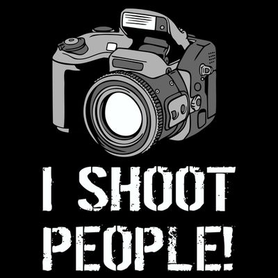 I Shoot People (Camera) T-Shirt