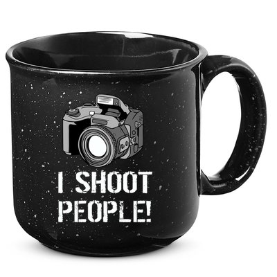 I Shoot People (Camera) 15oz Campfire Ceramic Mug