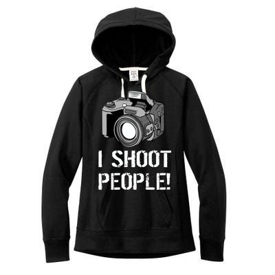 I Shoot People (Camera) Women's Fleece Hoodie