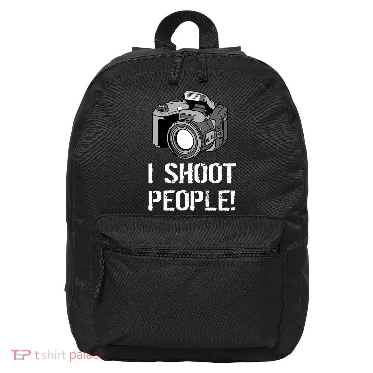 I Shoot People (Camera) 16 in Basic Backpack